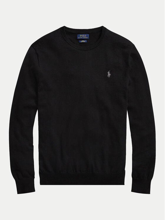 Polo Ralph Lauren Polo Ralph Lauren Pulover Ls 710684957008 Črna Slim Fit