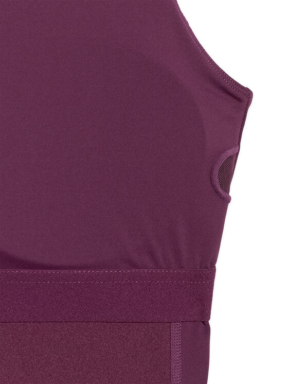 4F 4F Top TRAINING Fioletowy Slim Fit