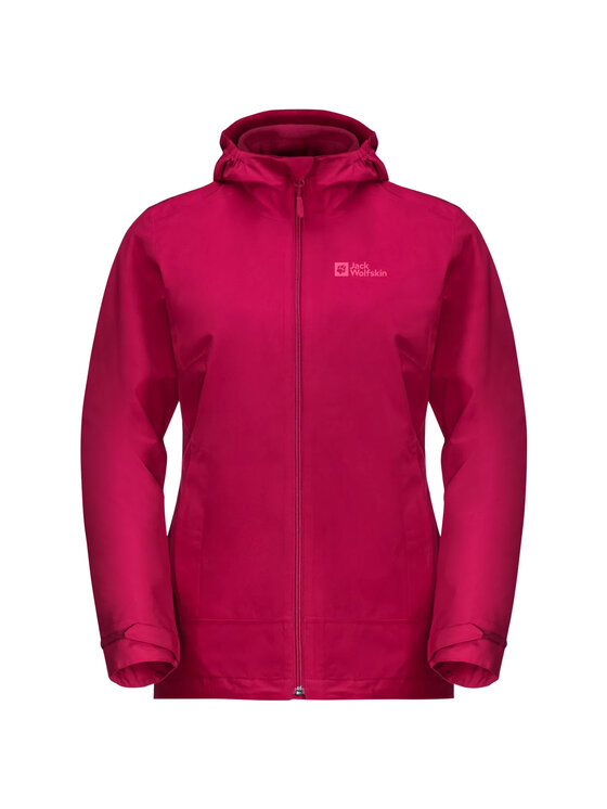 Jack Wolfskin Jack Wolfskin Giacca di transizione Jack Wolfskin Moonrise 3in1 Jkt W Rosa Regular Fit