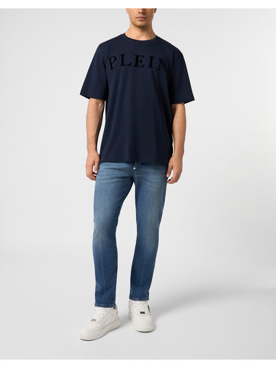 PHILIPP PLEIN PHILIPP PLEIN T-shirt 31309 Blu scuro Regular Fit