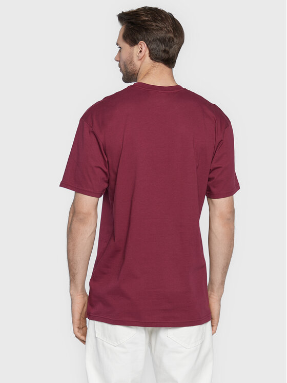 Vans T shirt Classic VN000GGG Bordeaux Classic Fit Modivo