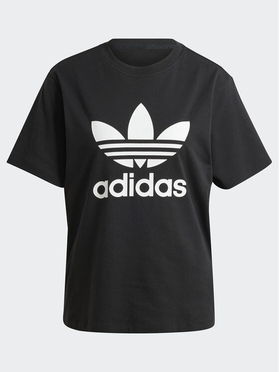 adidas adidas Tričko Trefoil IR9533 Čierna Regular Fit