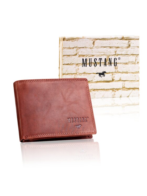 Mustang Mustang Portfel DENIMO WALLET Brązowy