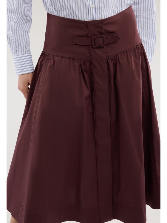 Trussardi Trussardi Spódnica midi 1186A000667N046 Bordowy Regular Fit
