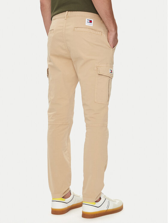 Tommy Jeans Tommy Jeans Штани з тканини Austin DM0DM19489 Бежевий Regular Fit