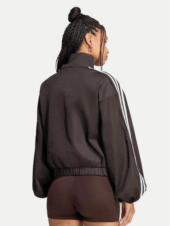 adidas adidas Mikina Lace Oversized Archive Track Top LG4278 Hnedá Regular Fit