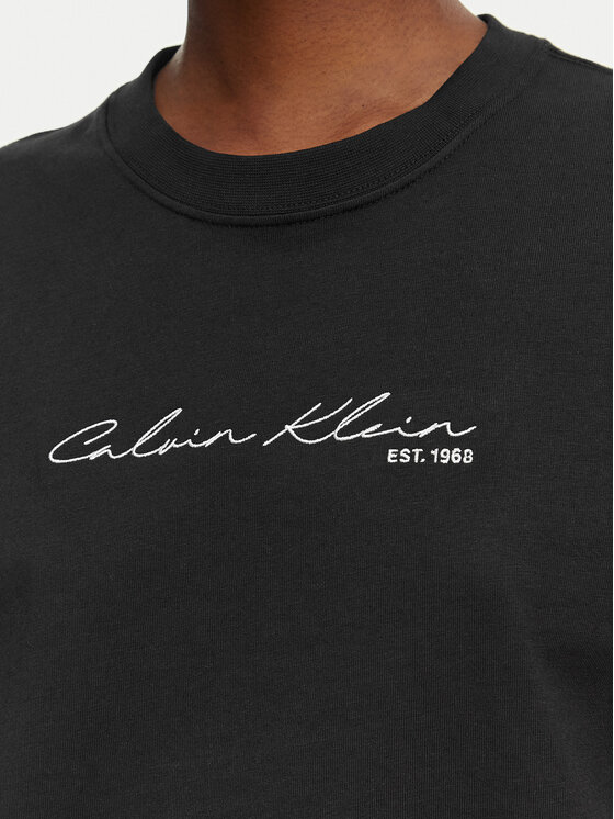 Calvin Klein Jeans Calvin Klein Jeans T-shirt LV047F820G Crna Regular Fit