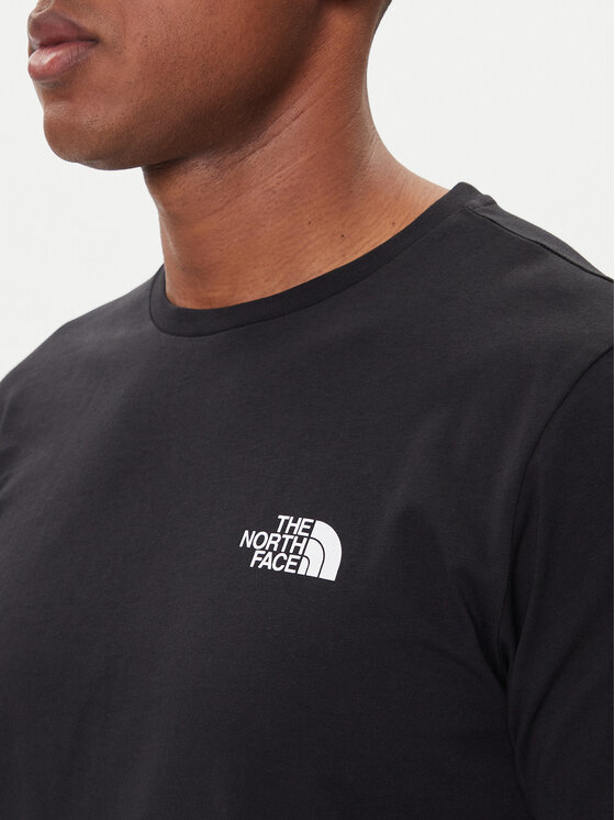The North Face The North Face T-shirt Half Dome Photo NF0A8EE9 Crna Regular Fit