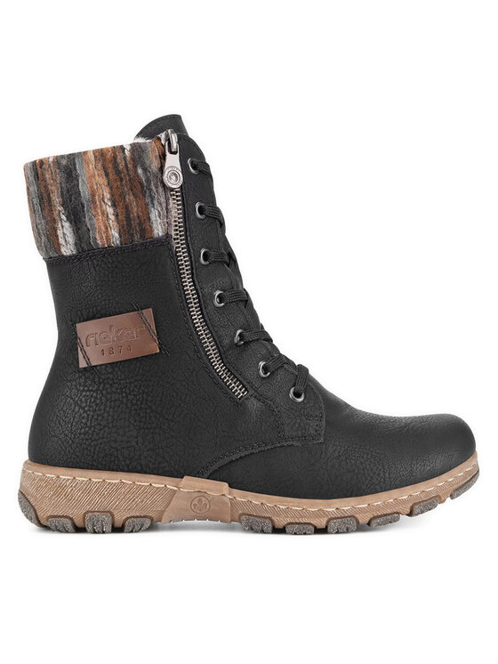 Rieker Rieker Botine Z0123-01 Negru