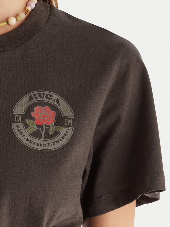 RVCA RVCA T-Shirt EVJZT00166 Μαύρο Regular Fit