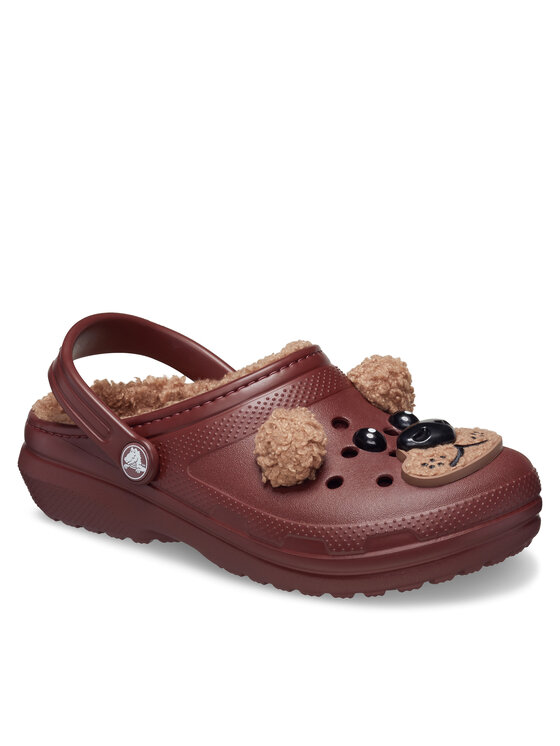 Crocs Crocs Natikači Classic Lined Iam Brown Bear Clog K 210399 Rjava