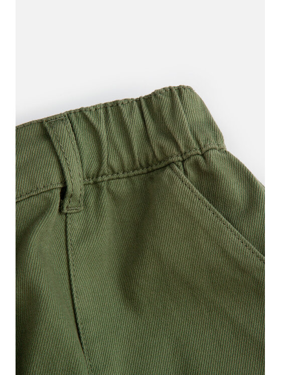 Coccodrillo Coccodrillo Hlače iz tkanine ZC4119101MGJ Zelena Regular Fit