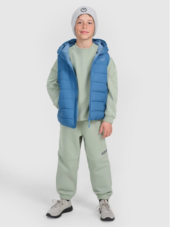 4F 4F Felpa 4FJRAW25TSWSM2448-44S Verde Oversize