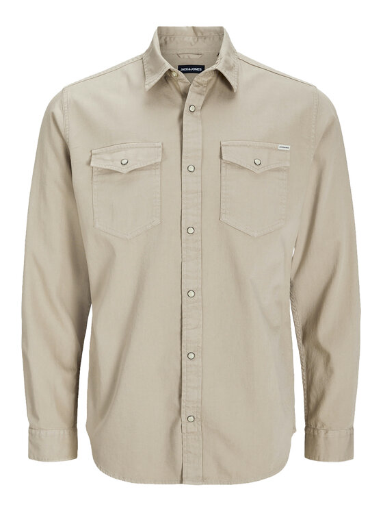 Jack&Jones Jack&Jones Marškiniai Sheridan 12138115 Ruda Slim Fit
