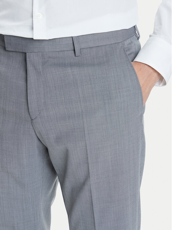 BOSS BOSS Garnitur H-Huge 50546087 Szary Slim Fit