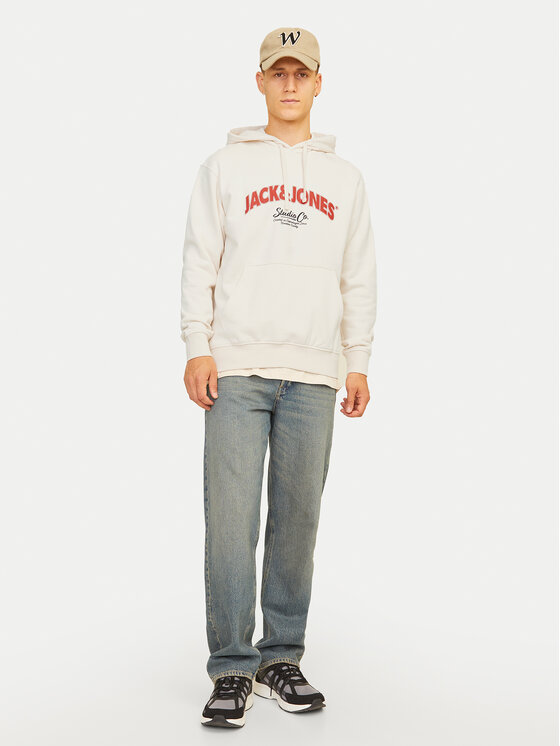 Jack&Jones Jack&Jones Felpa Bronx 12262919 Écru Regular Fit