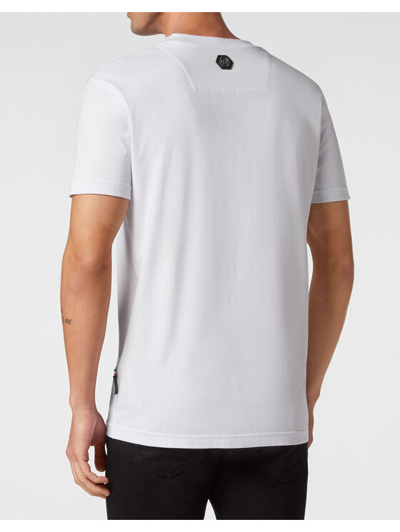 PHILIPP PLEIN PHILIPP PLEIN T-Shirt 4181 Biały Regular Fit