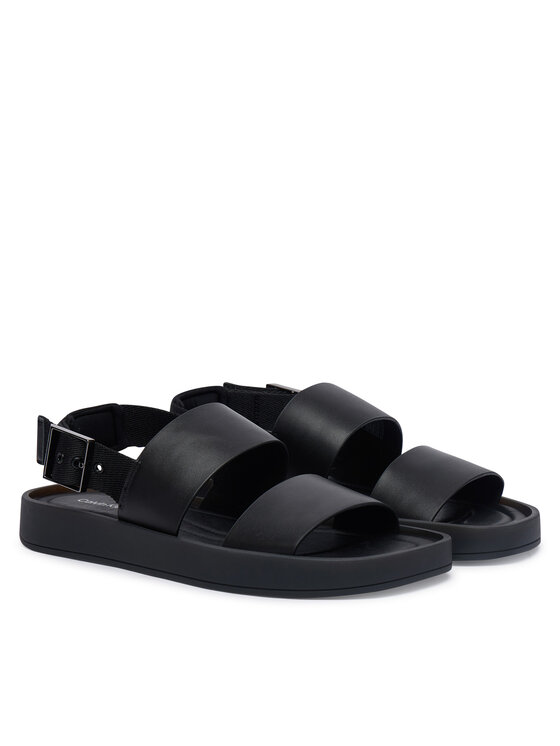 Calvin Klein Calvin Klein Sandále Webbing Back Strap HM0HM02095 Čierna