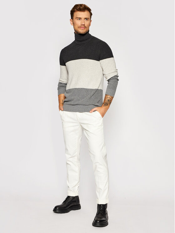 Dolcevita 5857-91 Grigio Slim Fit