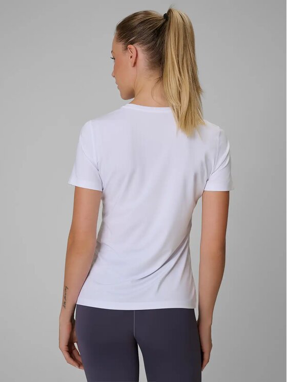 4F 4F T-Shirt 4FWAW26TFTSF2325 Biały Active Fit
