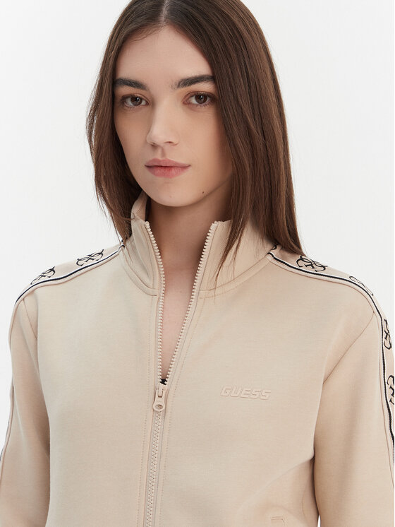 Guess Guess Bluză V2YQ16 KB3P2 Bej Regular Fit