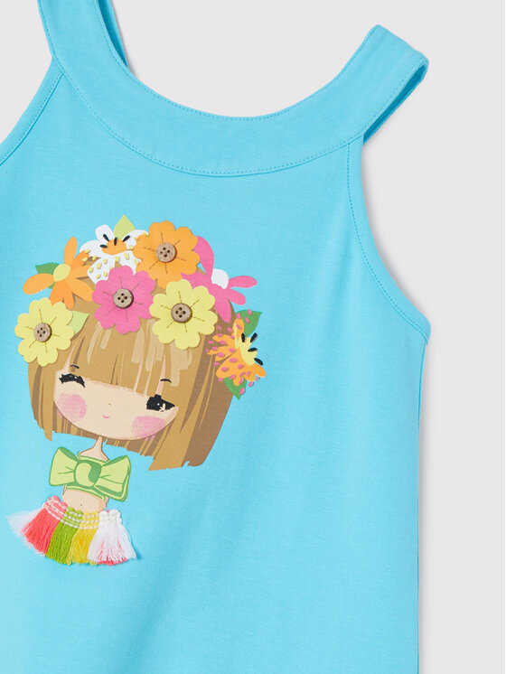 Vestito estivo 3950 Blu Regular Fit