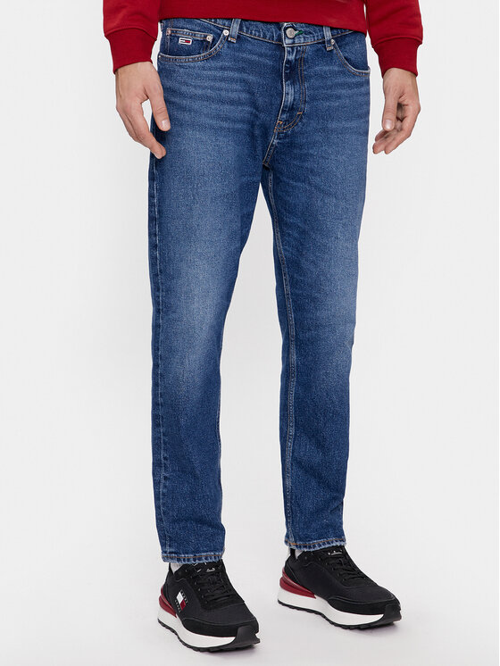 Tommy Jeans Tommy Jeans Traperice DM0DM18174 Tamnoplava Tapered Fit