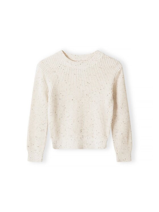 minoti minoti Sweter 33KNIT272 Kremowy Regular Fit