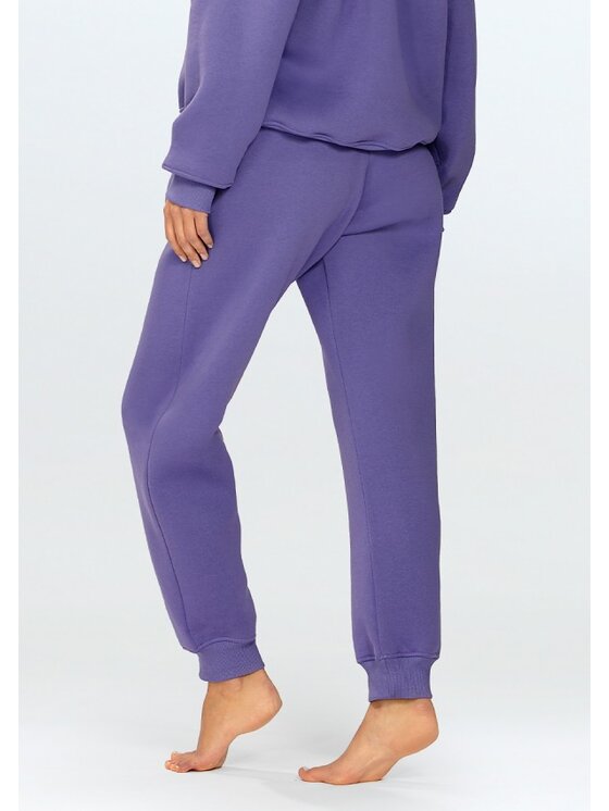DKaren Sport DKaren Sport Spodnie dresowe Rehema Fioletowy Relaxed Fit