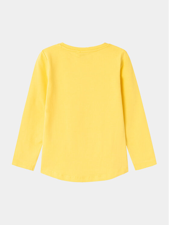 NAME IT NAME IT Μπλουζάκι Vix 13224958 Κίτρινο Standard Fit