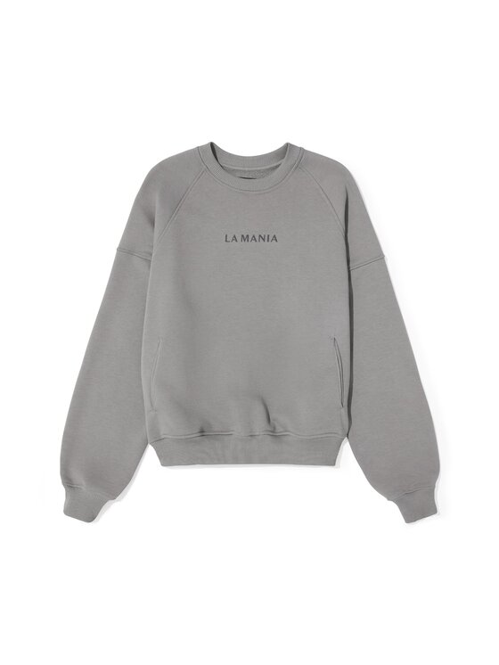 La Mania La Mania Felpa MISSED Grigio Active Fit