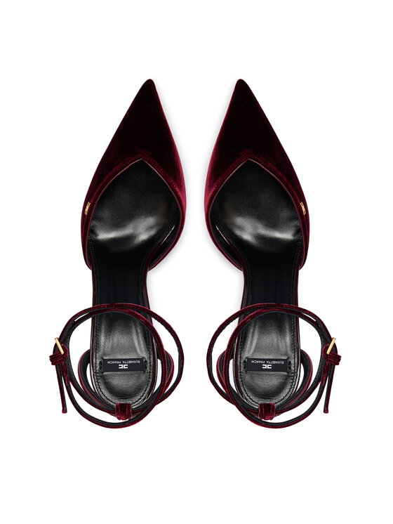 Elisabetta Franchi Elisabetta Franchi Pantofi cu toc subțire SA-74L-57E2-EA4 Vișiniu