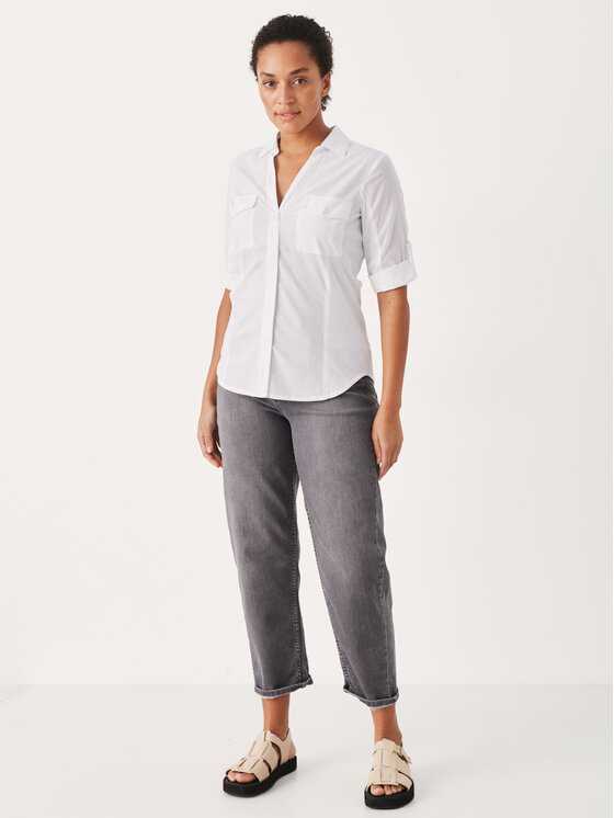 Part Two Part Two Hemd Cortnia 30305975 Weiß Relaxed Fit