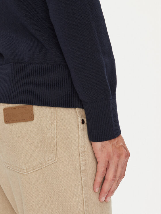 Tommy Jeans Tommy Jeans Sweter Essential DM0DM20304 Granatowy Slim Fit