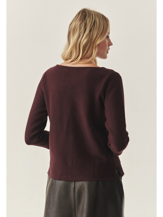 TATUUM TATUUM Sweter ADELLE Fioletowy Classic Fit