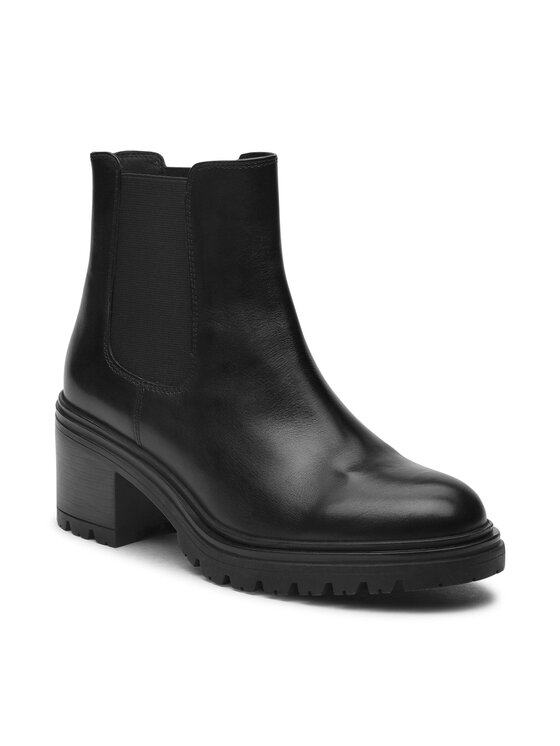 Geox Geox Škornji D Damiana E D16QCE 00043 C9999 Črna
