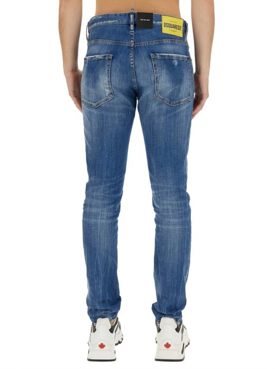 Dsquared2 Dsquared2 Jeansy S74LB1445 S30342 Modrá Slim Fit