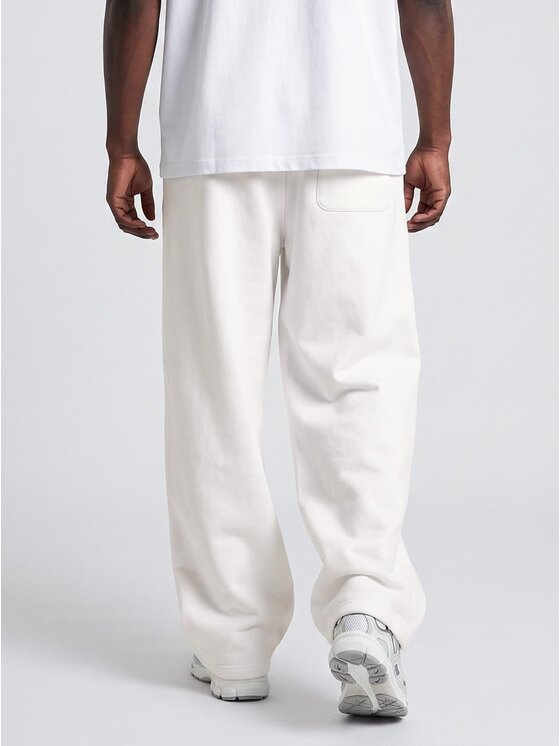 Jigga Wear Jigga Wear Spodnie dresowe Szerokie 131970 Kremowy Baggy Fit