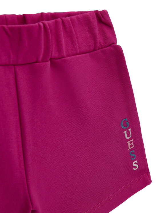 Guess Guess Pantaloncini sportivi K6GD03 KA6R4 Rosa Regular Fit