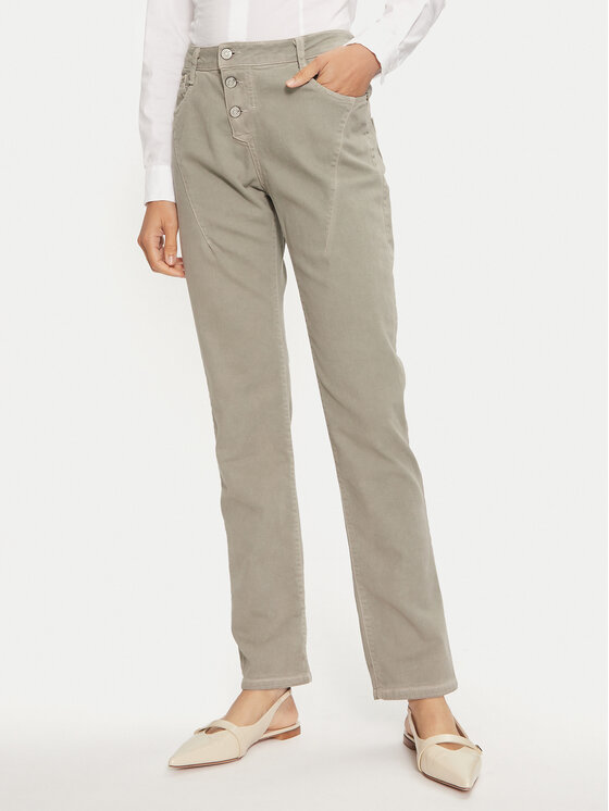 Please Please Jeans hlače P0VVHO2I5N Siva Slim Fit