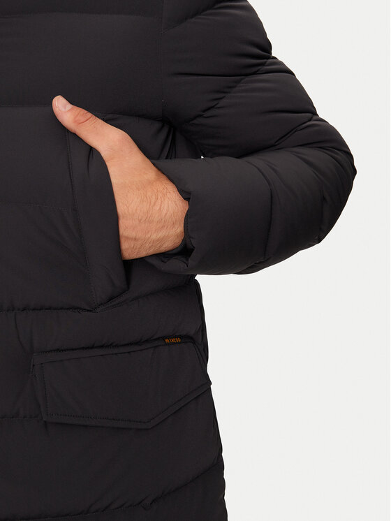 Hetregó Hetregó Giubbotto piumino Parker 8N436M Nero Regular Fit