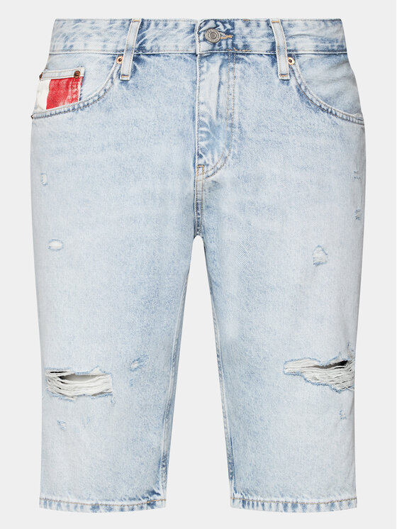 Tommy Jeans Tommy Jeans Pantaloni scurți de blugi Ryan DM0DM18804 Albastru celest Slim Fit