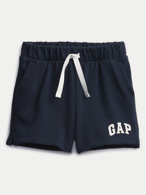 Gap Gap Sporta šorti 714516-01 Tumši zils Regular Fit