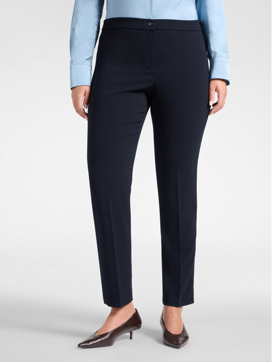 Elena Mirò Elena Mirò Spodnie materiałowe P054P000581N034 Niebieski Slim Fit