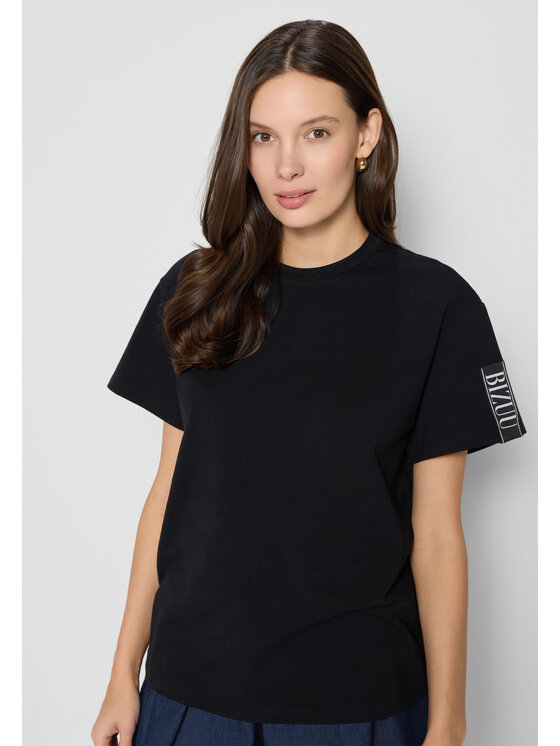 BIZUU BIZUU T-Shirt TISHAM Černá Standard Fit