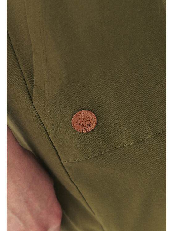 TATUUM TATUUM Úpletové šaty SACO Khaki Barrel Fit