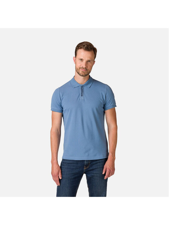 Rossignol Rossignol Polo Rossi Polo Ss Niebieski Regular Fit