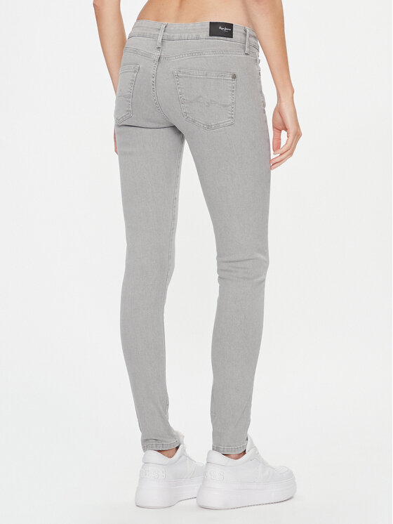 Pepe Jeans Pepe Jeans Jeansy PL204583 Szary Skinny Fit