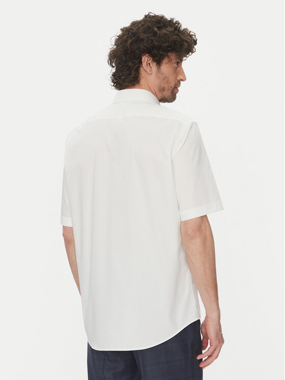 BOSS BOSS Marškiniai H-Joe 50539774 Balta Regular Fit