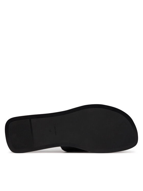 Calvin Klein Calvin Klein Flip flop Leather Toe Post Sandals HW0HW02866 Negru